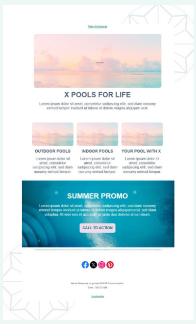 Discover our dedicated newsletter to promote your brand on meretdemeures.com