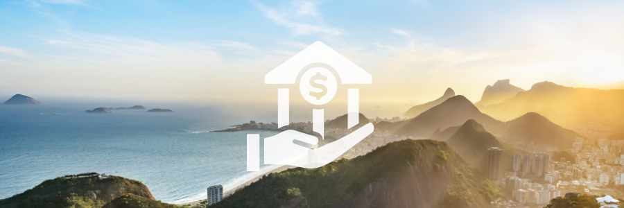 3 Financing your property purchase and transferring funds - view onto copa cabana beach and rio de janeiro - Canva Pro