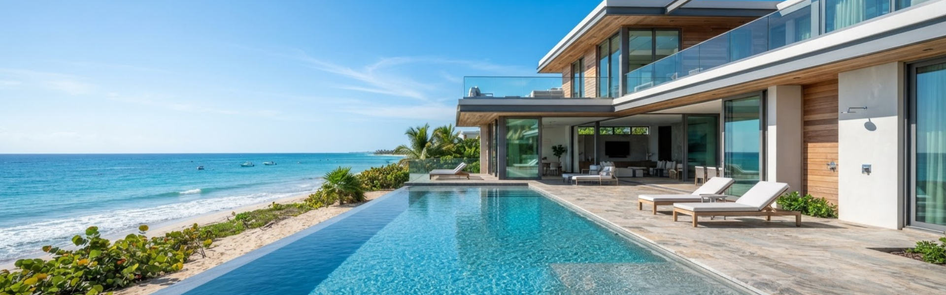3 - Before buying, check the actual condition of the pool  - Contemporary property by the sea with pool - IA Generated