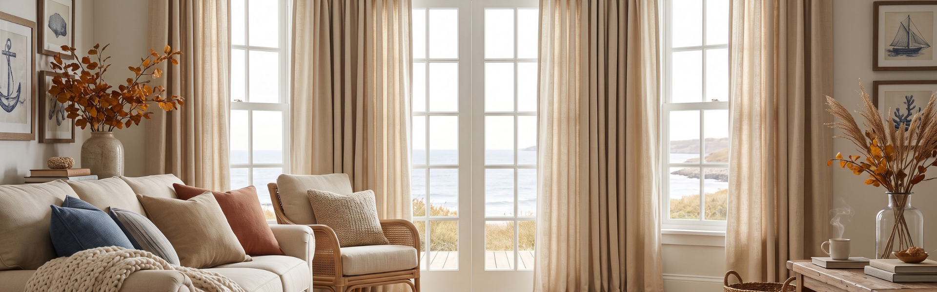 Make windows part of your autumn decor - IA Generated - Magnifik Make windows part of your autumn decor