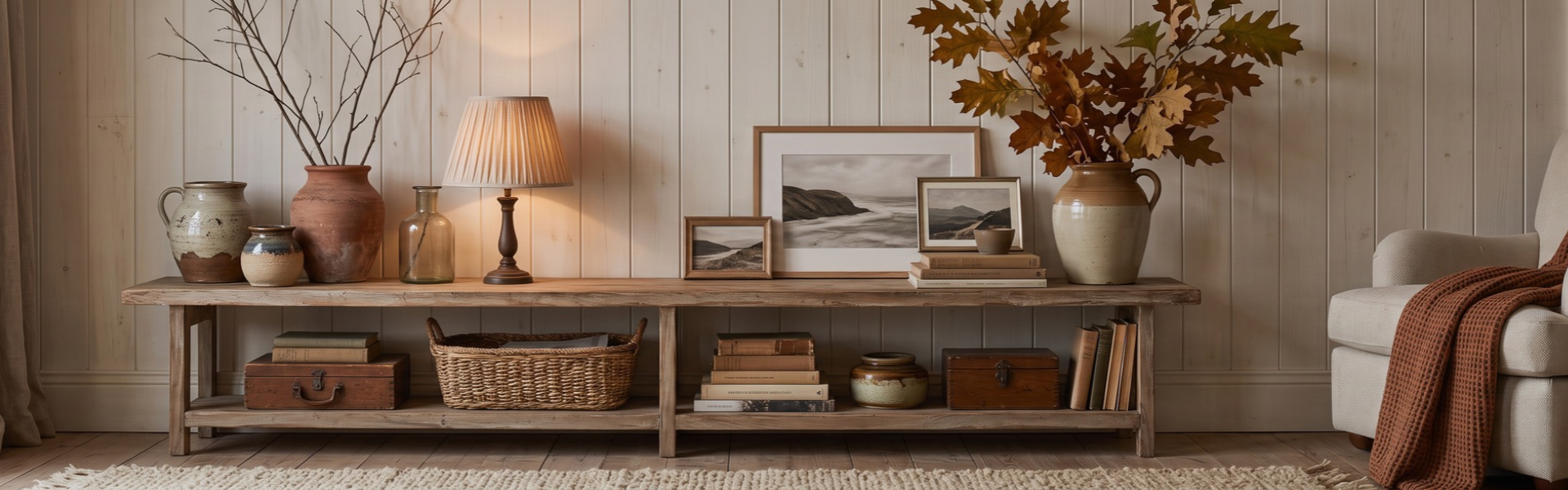 Mix vintage finds and personal keepsakes to avoid the showroom look - IA Generated - Magnifik Mix vintage finds and personal keepsakes to avoid the showroom look