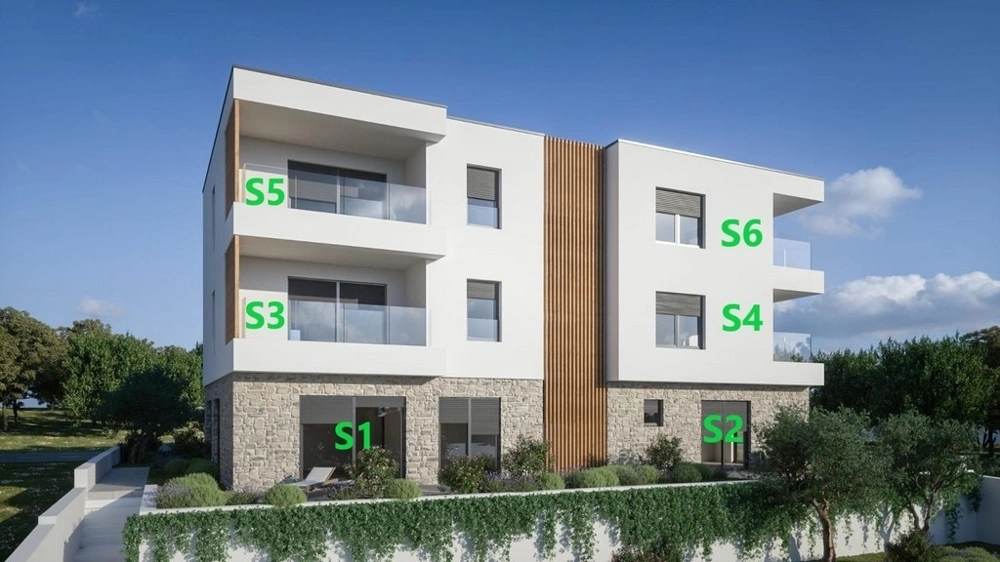 2 - venda apartamento vista de mar brodarica sibenik croácia