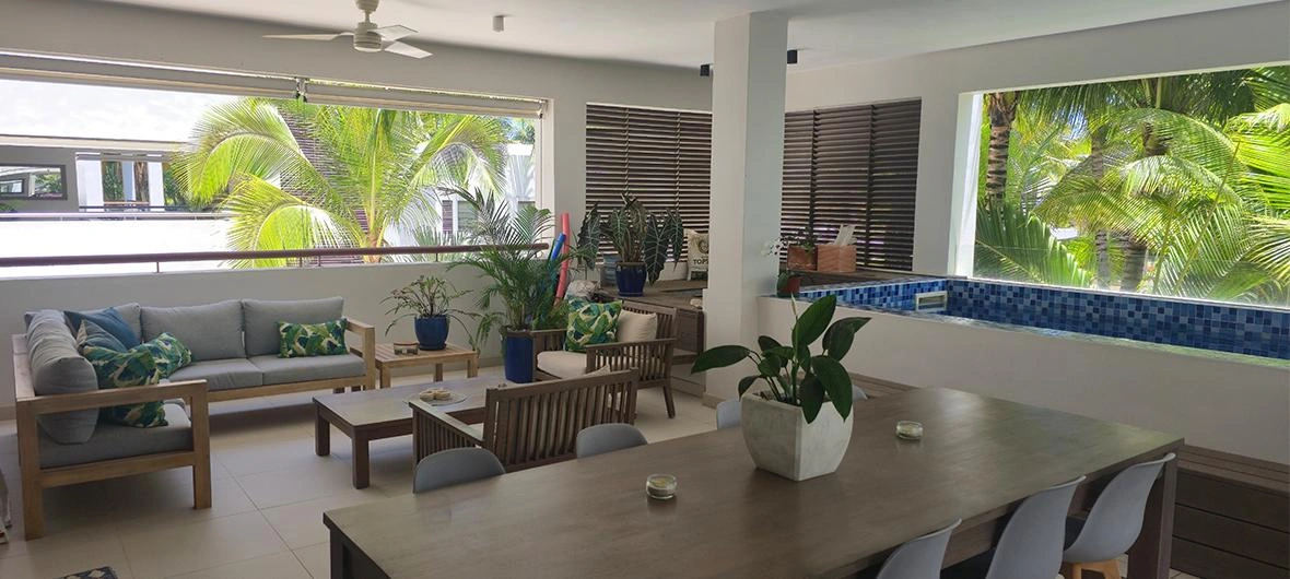 1 - vente appartement plage à pied pereybere rivière du rempart île maurice