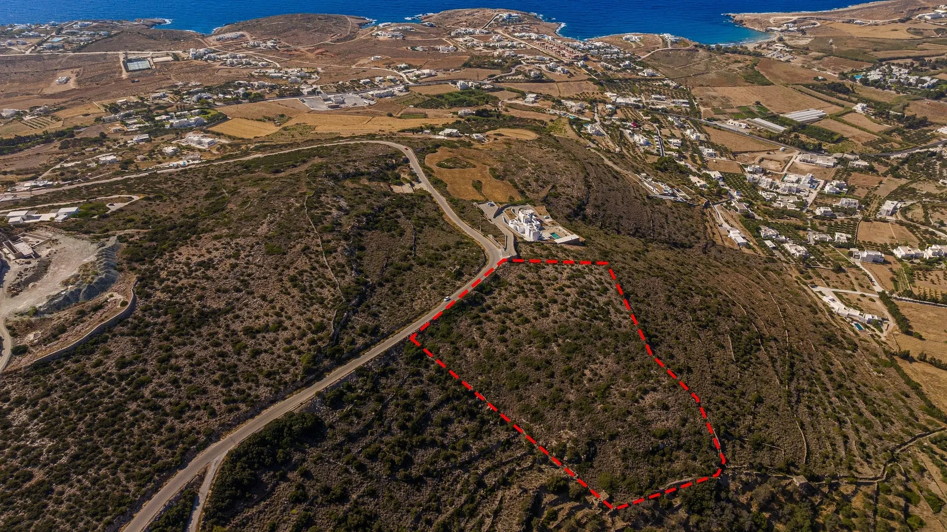 2 - vente terrain paros - cyclades egée méridionale grèce