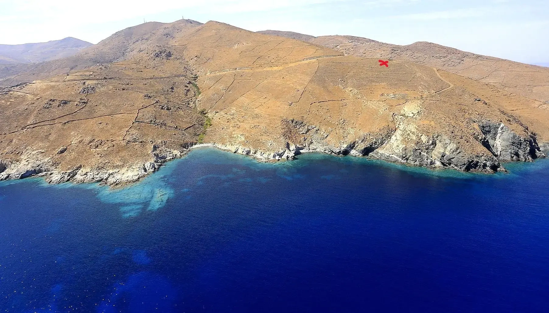 1 - sea view plot of land for sale in serifos - cyclades south aegean greece