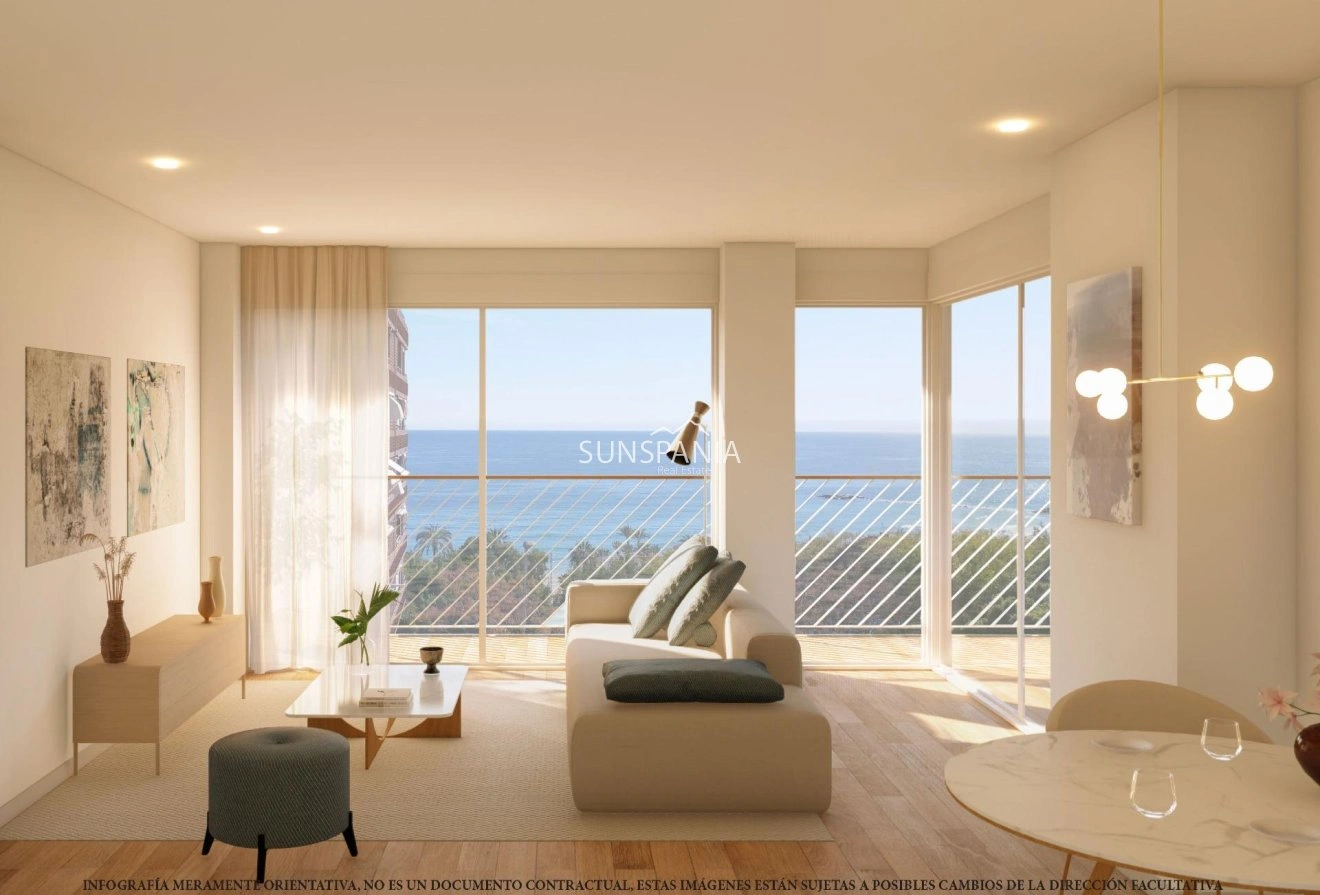 1 - продажа квартира вид моря la vila joiosa/villajoyosa валенсия испания