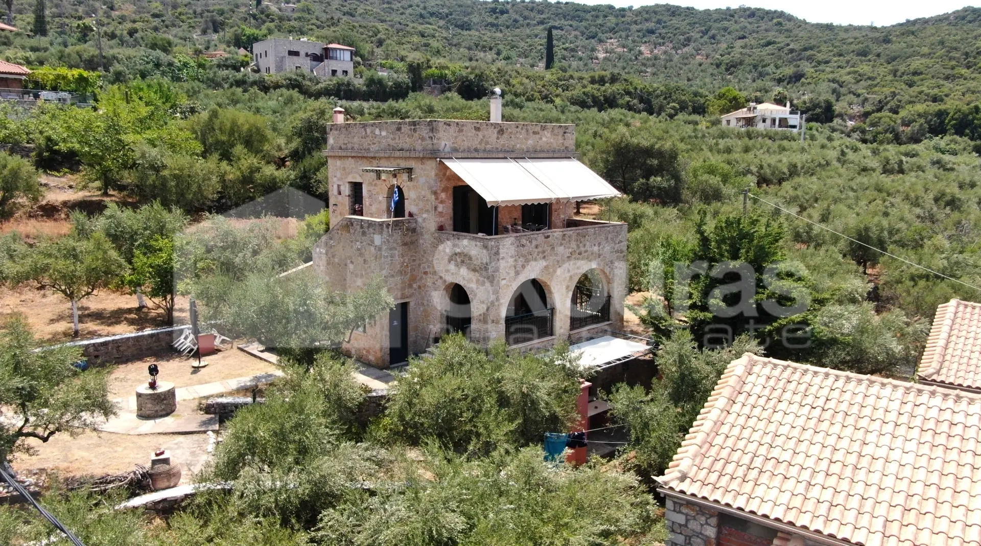 1 - sea view house for sale in avia peloponnese greece