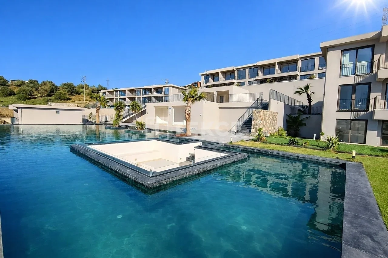 1 - продажа квартира вид моря milas muğla турция