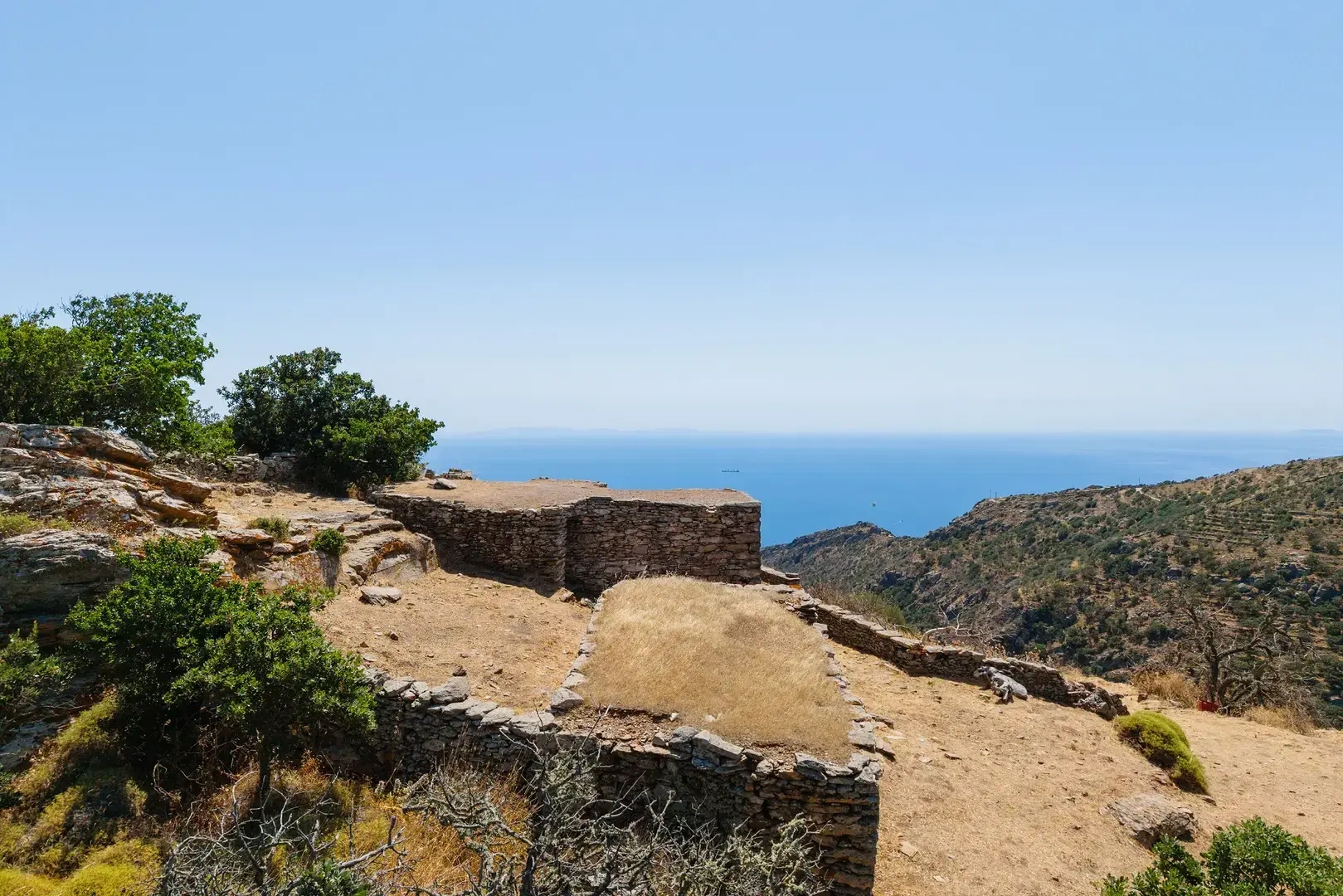 1 - sea view plot of land for sale in kea - cyclades south aegean greece