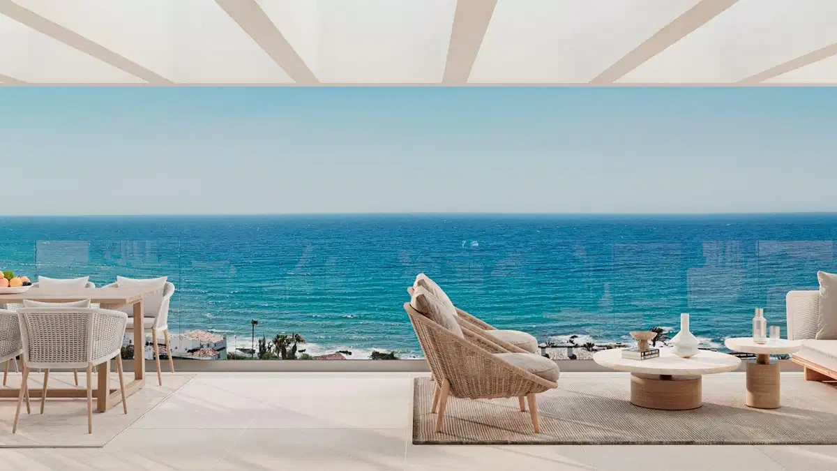 1 - verkoop appartement uitzicht op zee mijas andalusië spanje