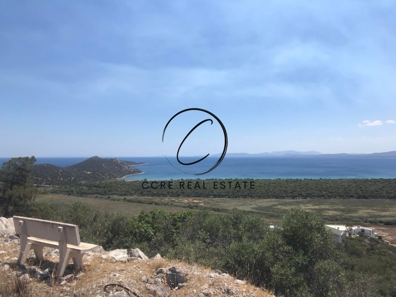 1 - vente terrain vue mer marathon attique grèce