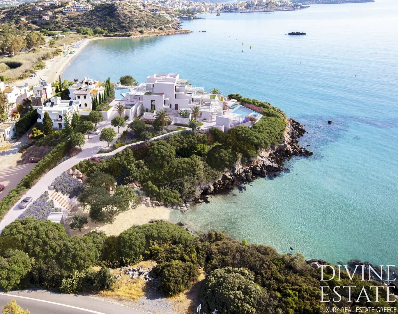 2 - vendita villa fronte mare agios nikolaos creta grecia