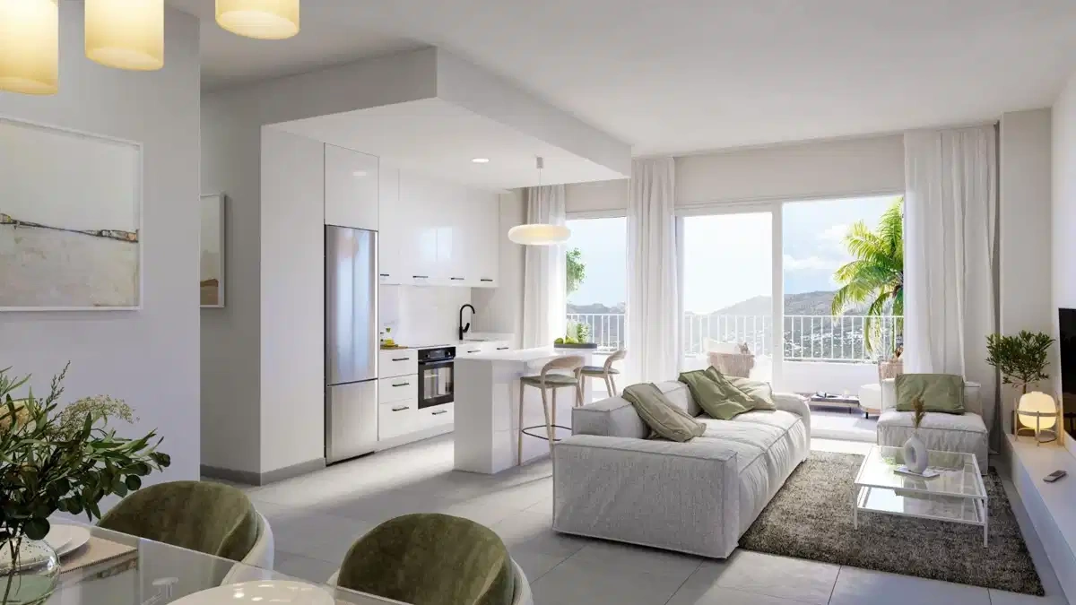 2 - продажа квартира вид моря fuengirola - costa del sol андалусия испания