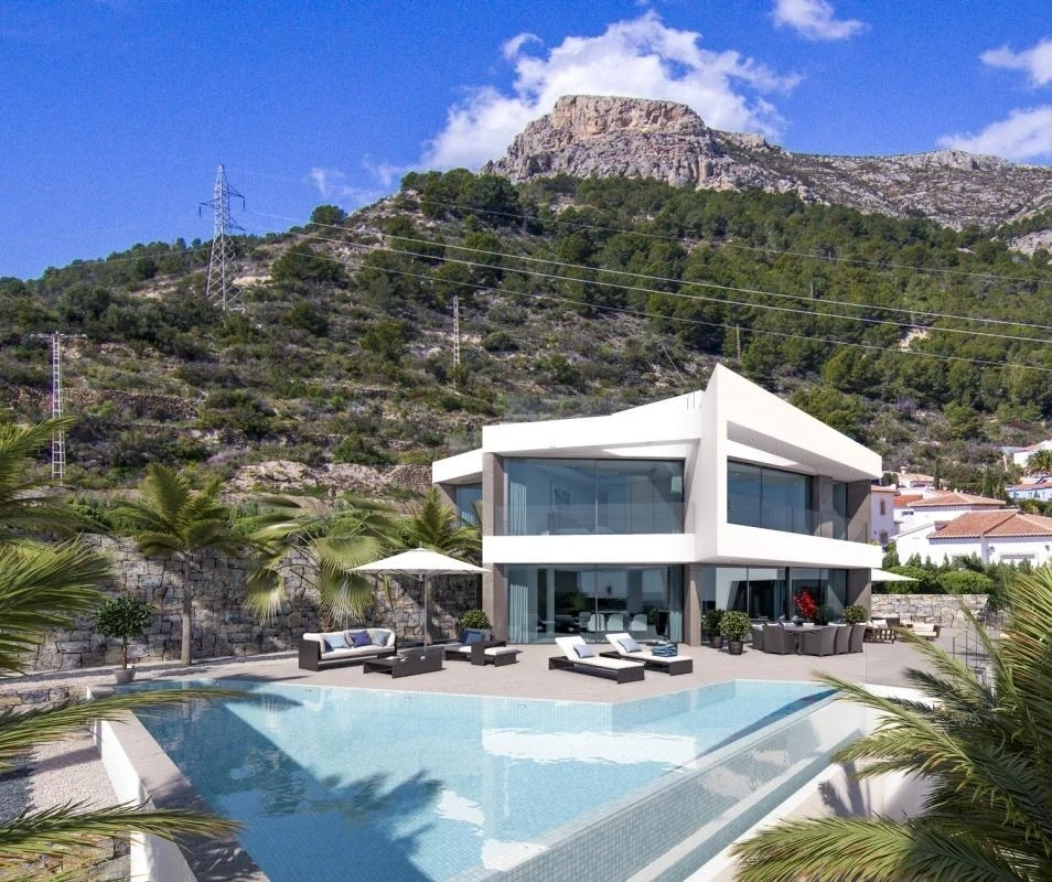 2 - verkoop huis uitzicht op zee calpe - costa blanca valencian community spanje