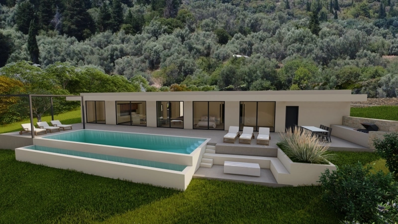 2 - vente maison vue mer nydri îles ioniennes grèce