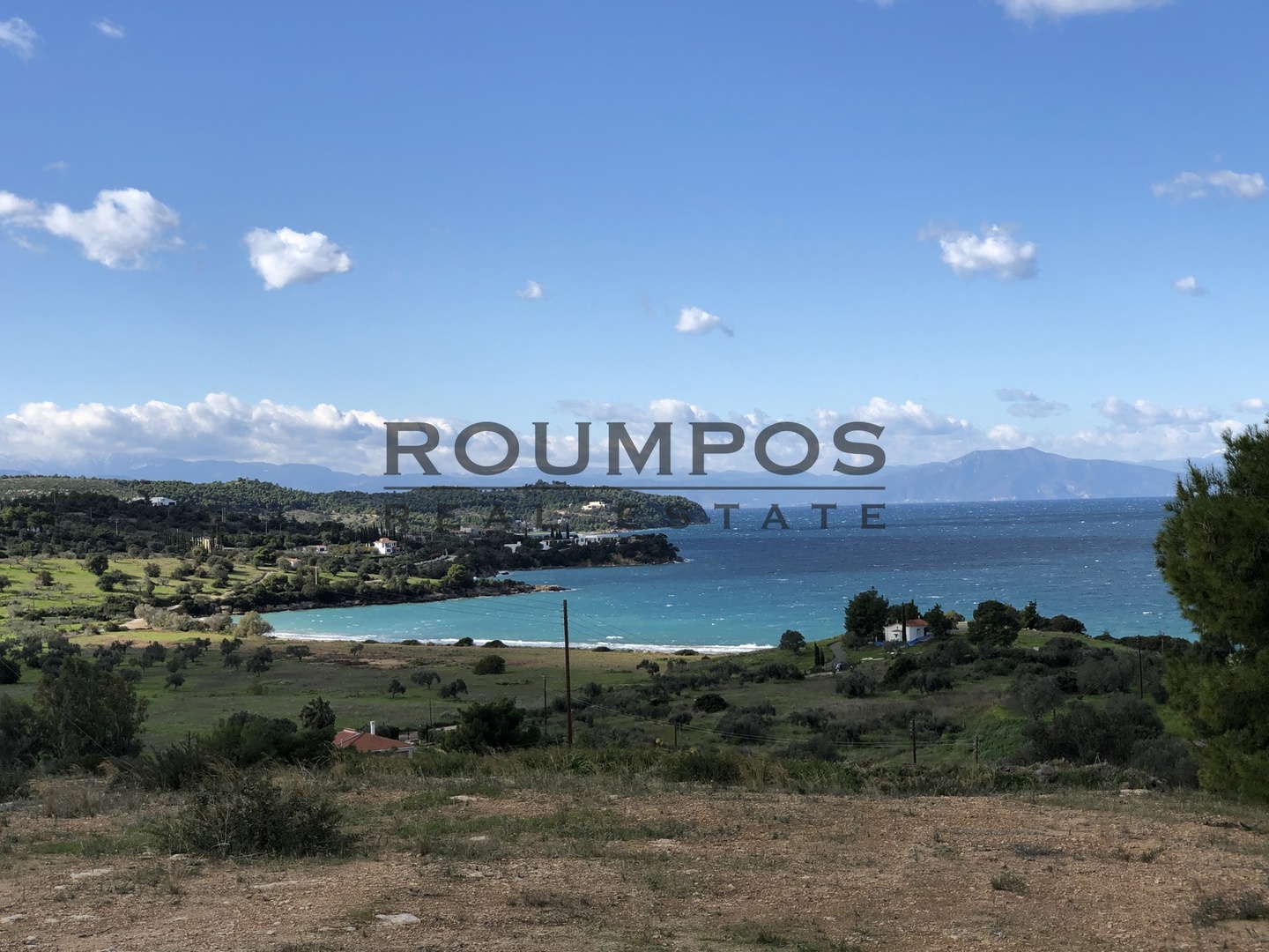 1 - vente terrain vue mer ermióni péloponnèse grèce