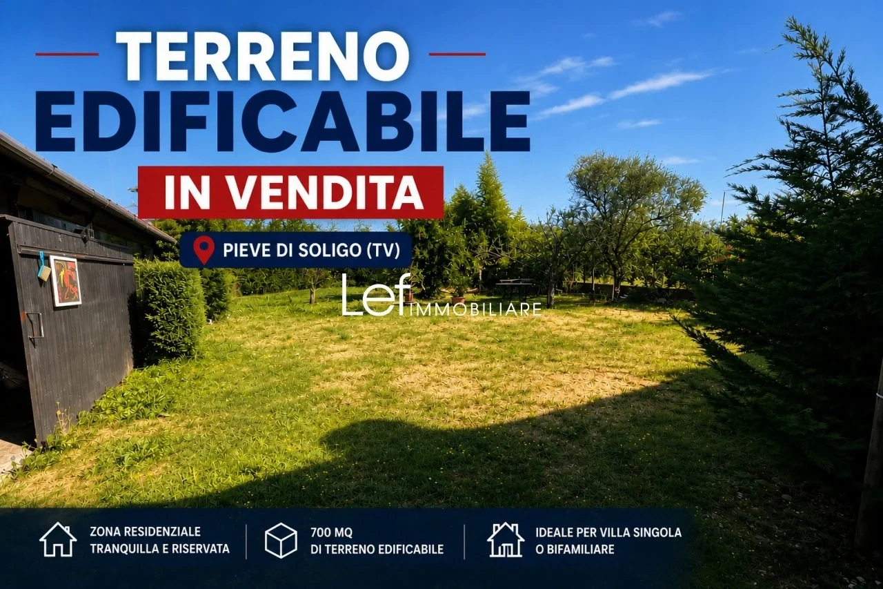 1 - vente terrain pieve di soligo vénétie italie