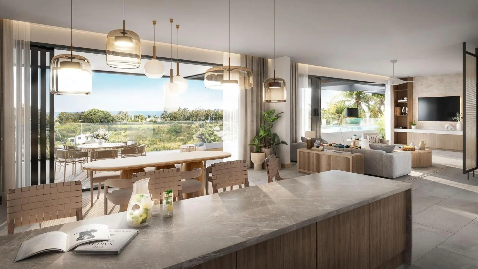 2 - venta apartamento vista al mar pointe aux biches pamplemousses mauricio