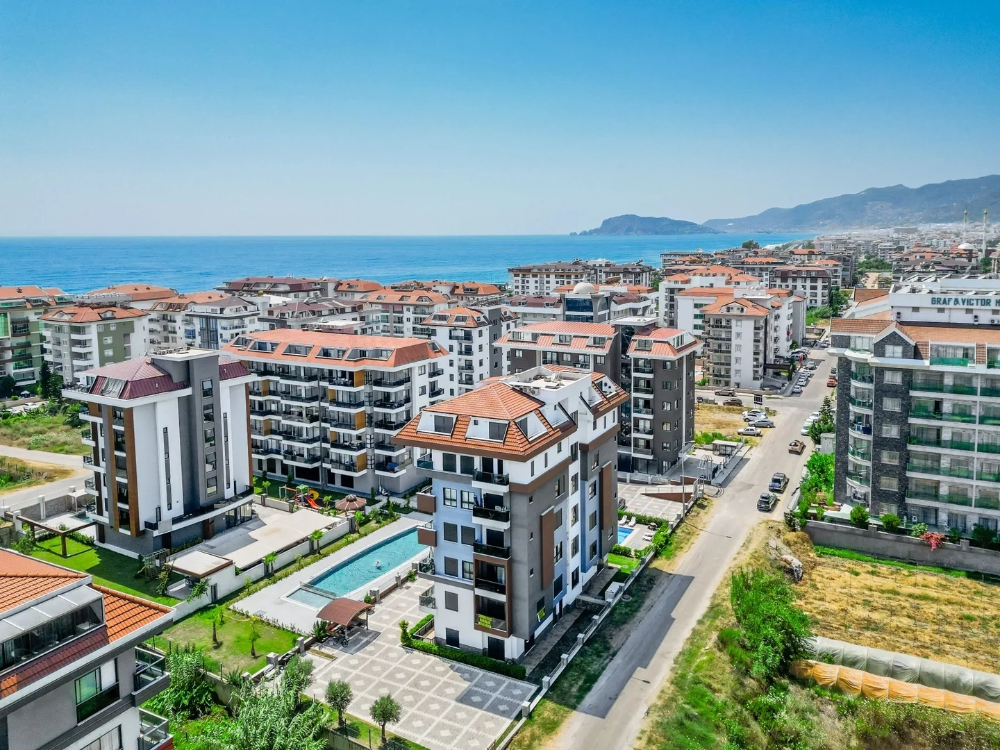 1 - vente appartement plage à pied alanya antalya turquie