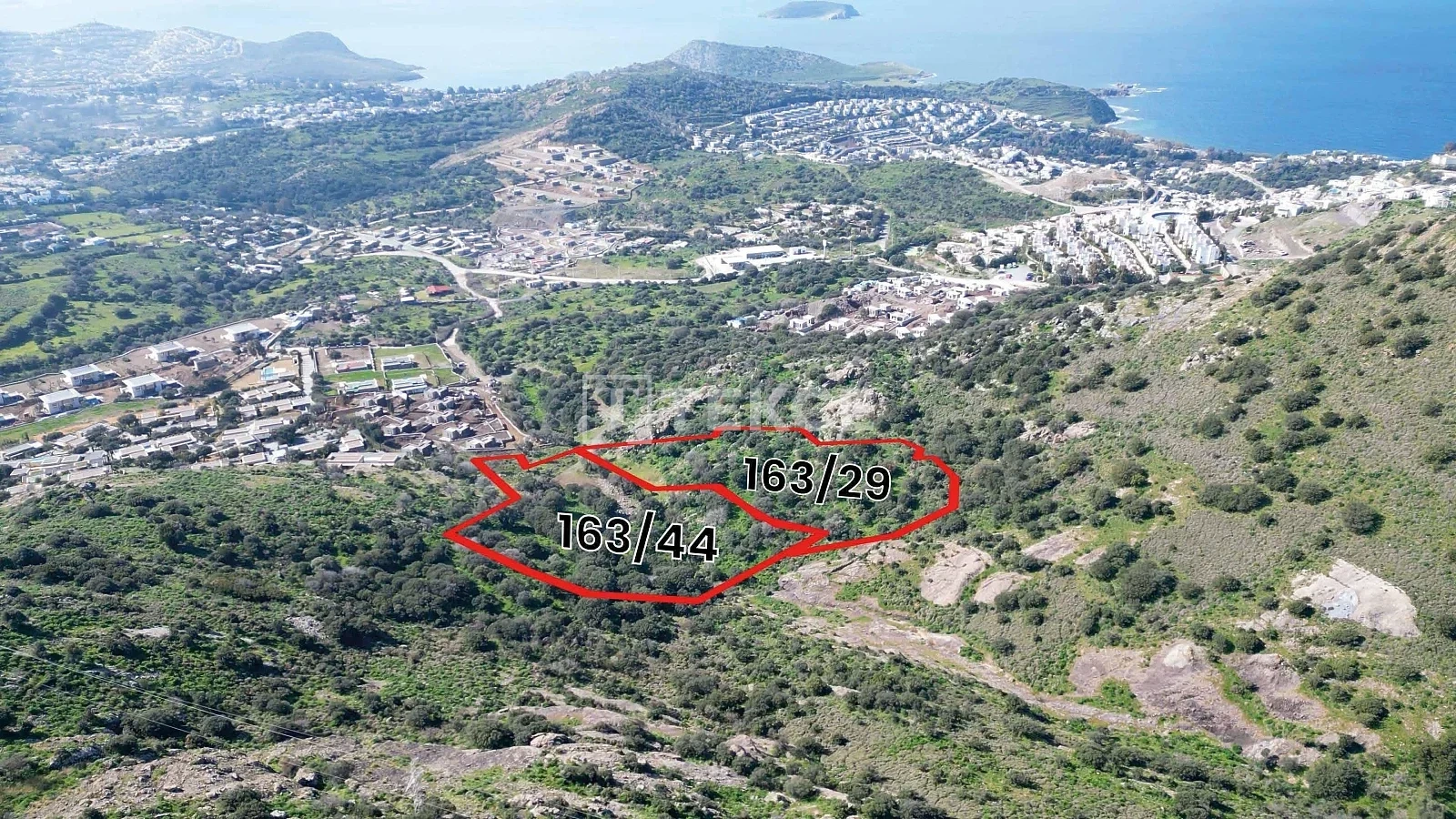2 - sea view plot of land for sale in bodrum muğla turkey