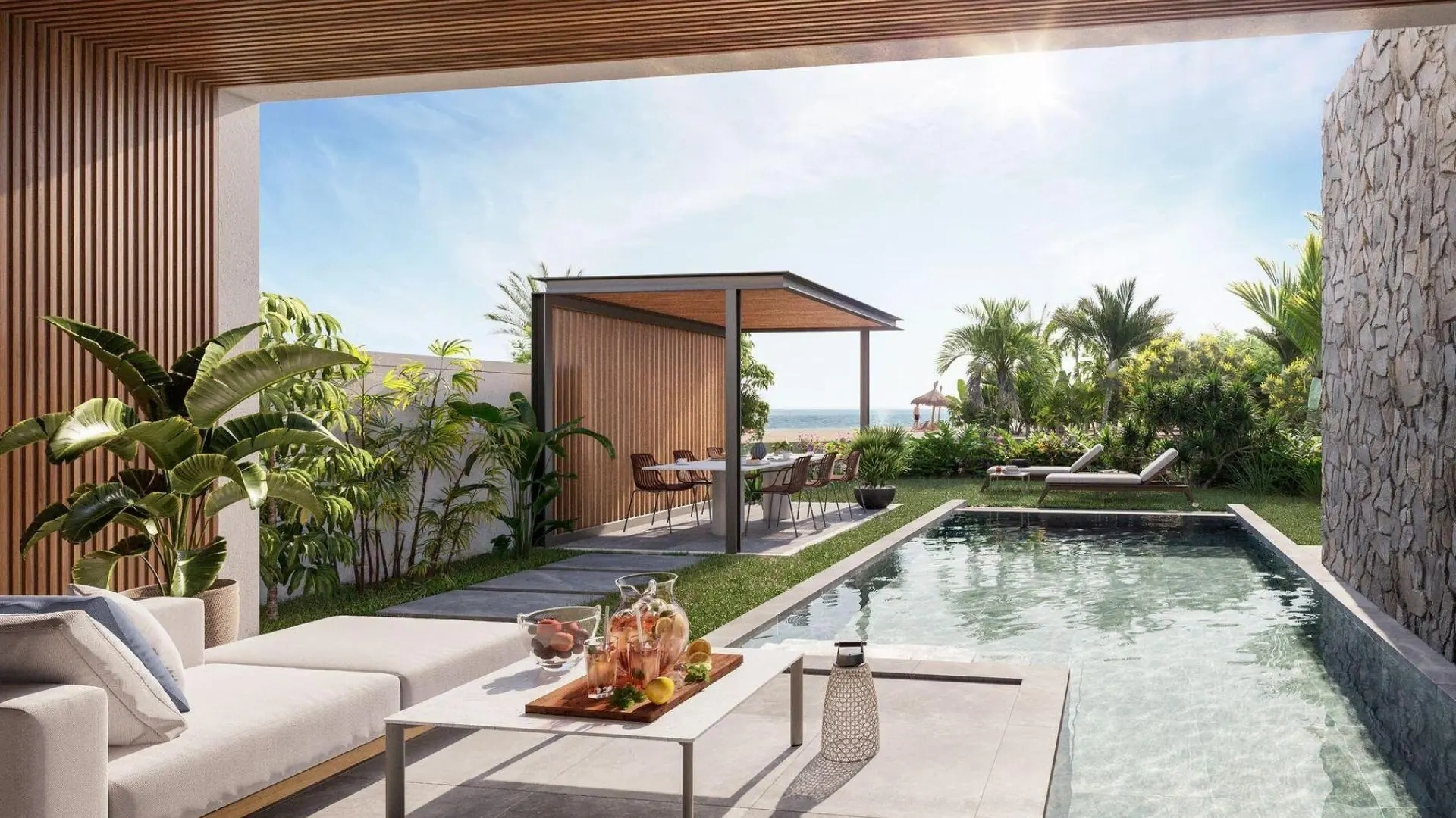 2 - vendita villa fronte mare wolmar rivière noire mauritius