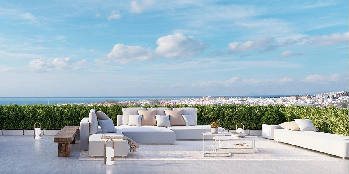 1 - продажа квартира вид моря nueva andalucia андалусия испания
