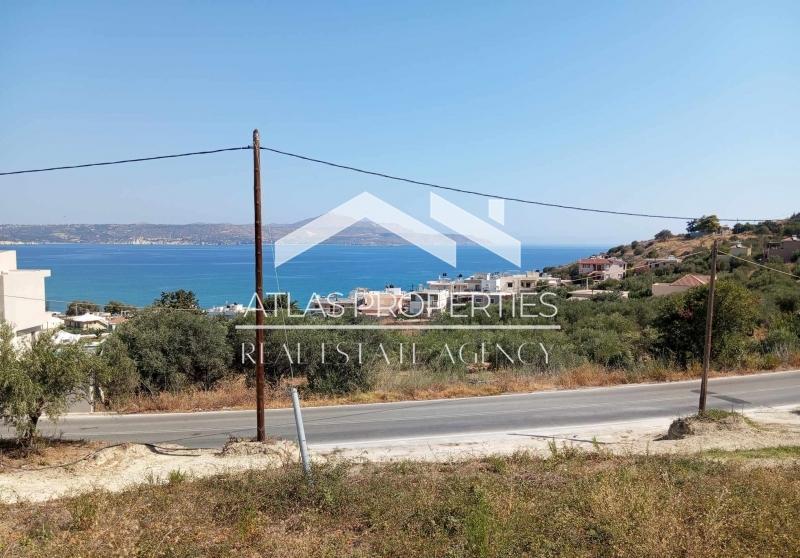 1 - vente terrain vue mer kalyves crète grèce