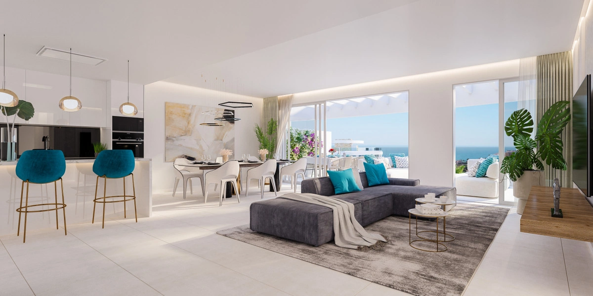 2 - vendita appartamento vista mare mijas andalusia spagna