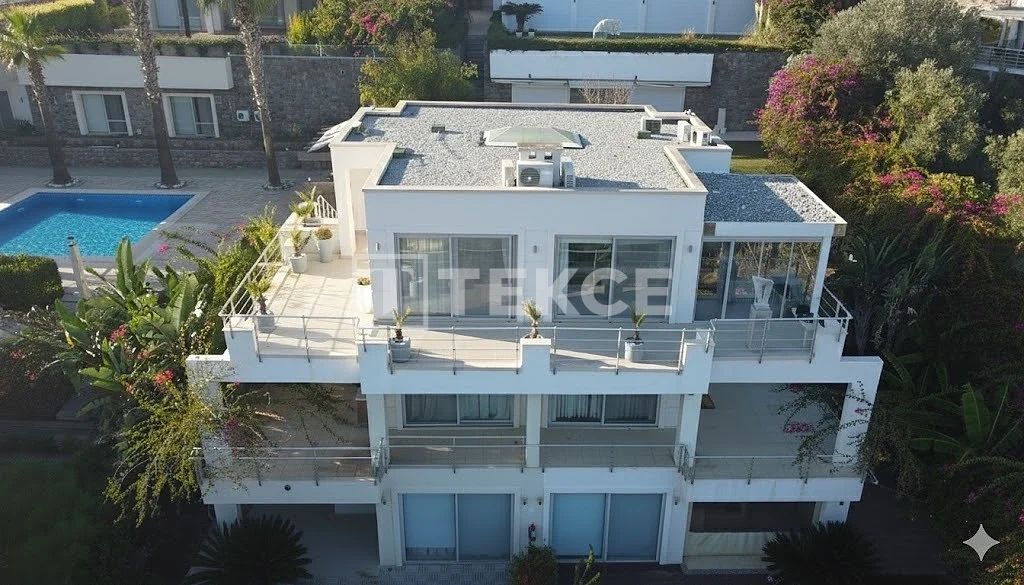 2 - продажа квартира вид моря bodrum muğla турция