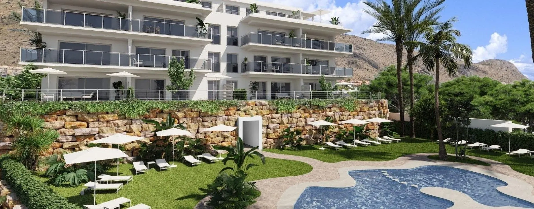 1 - verkauf wohnung meerblick finestrat - costa blanca valencia spanien