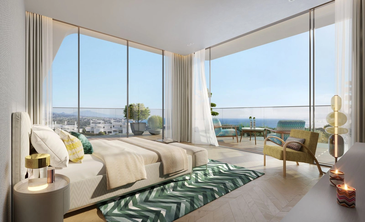 2 - vente appartement vue mer casares - costa del sol andalousie espagne
