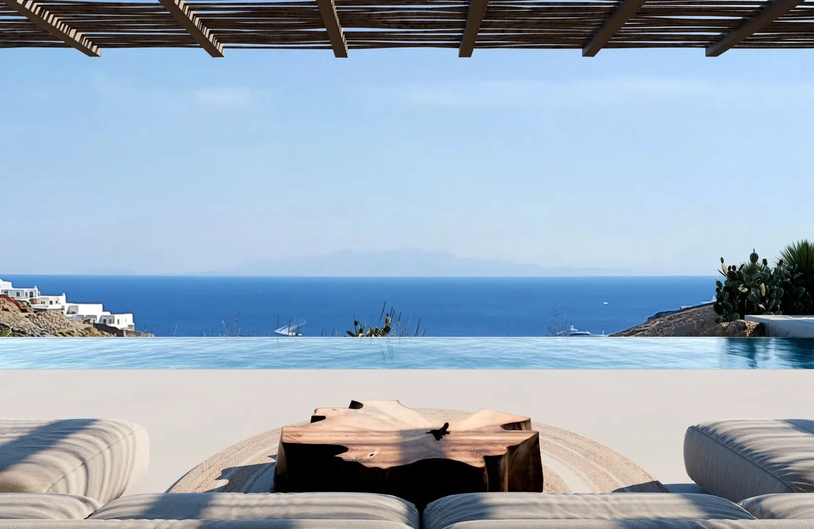 1 - sea view villa for sale in mykonos - cyclades south aegean greece
