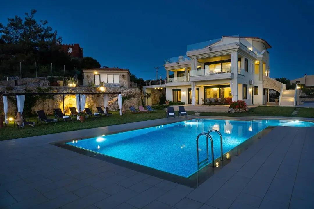 2 - продажа здание вид моря chania крит греция