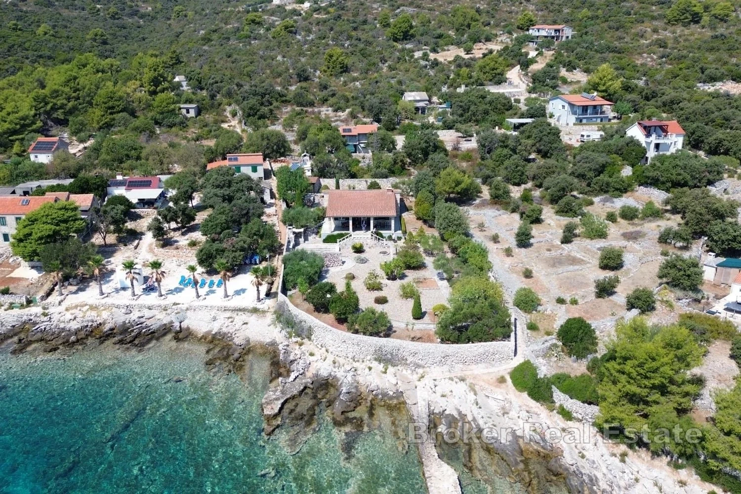 1 - venda casa frente ao mar drvenik split-dalmácia croácia