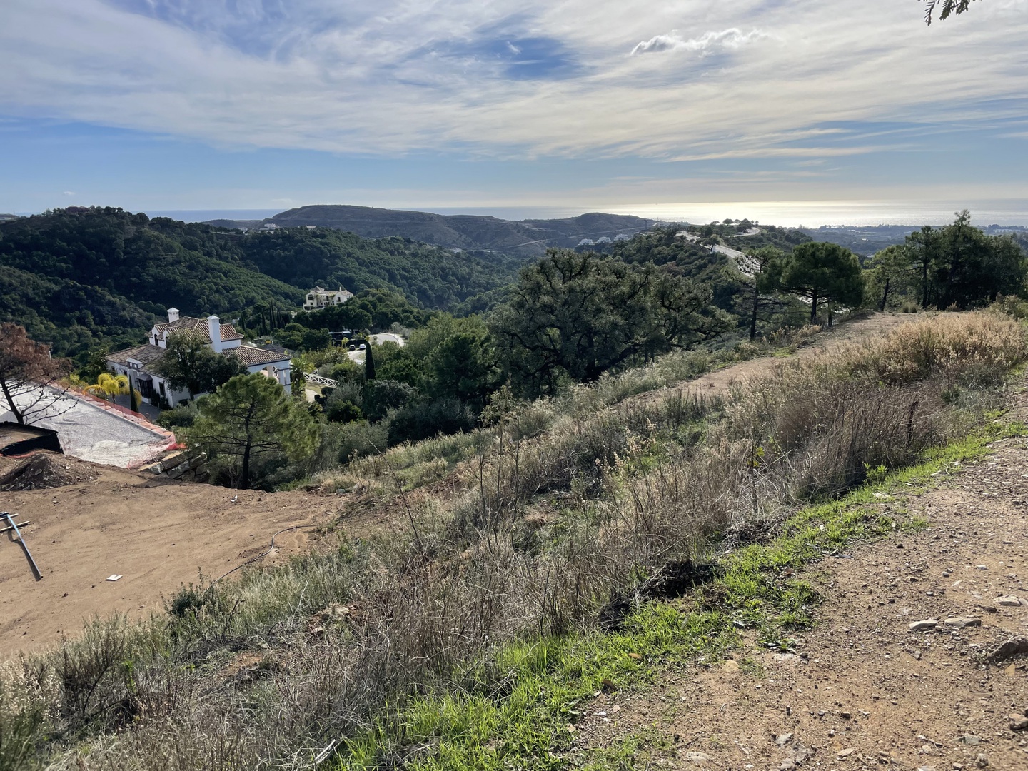 2 - vente terrain vue mer benahavis - costa del sol andalousie espagne