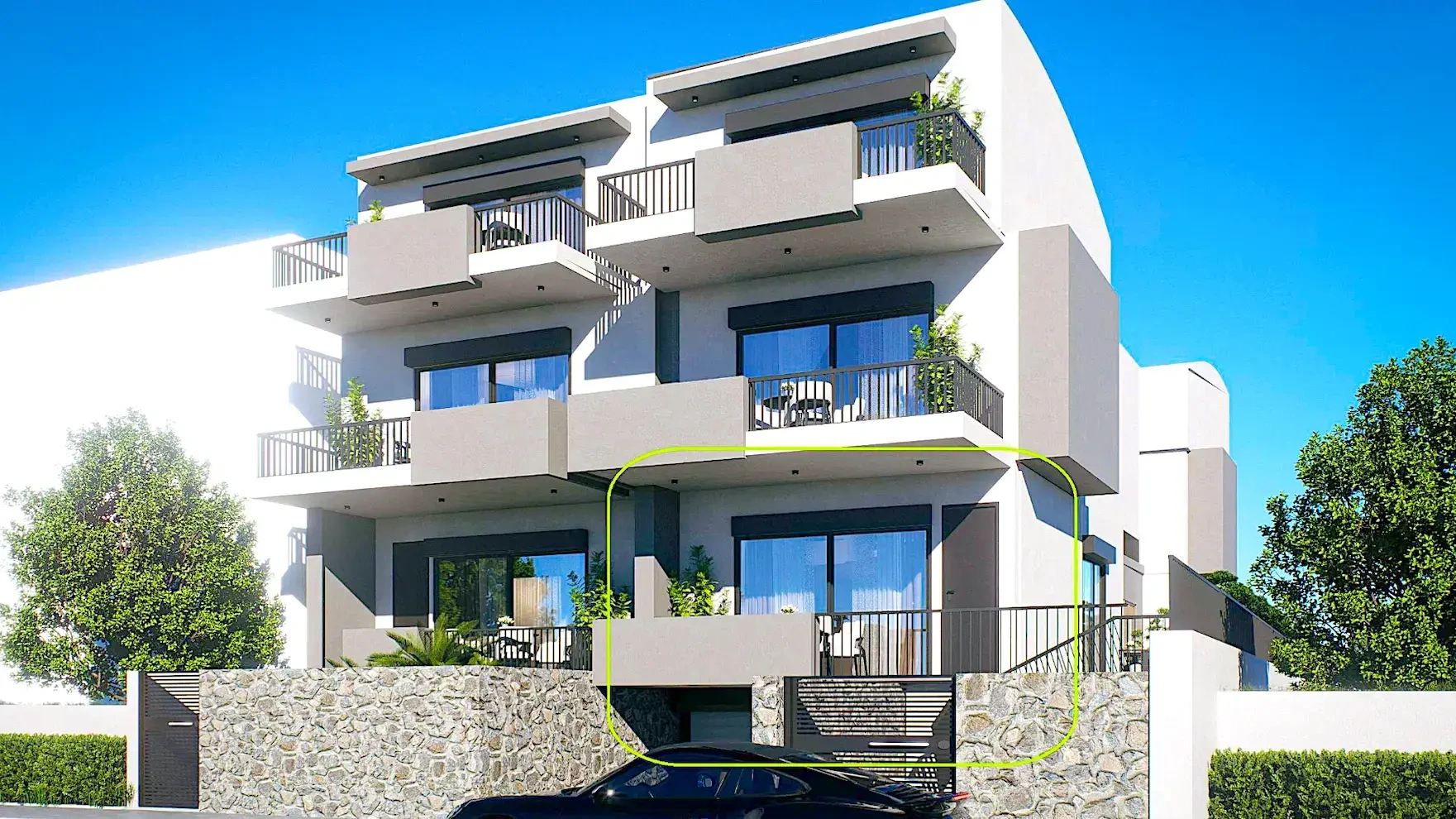 1 - vente appartement plage à pied réthymnon crète grèce