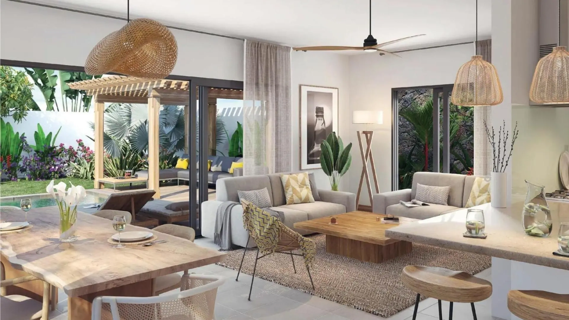 2 - villa for sale in tamarin rivière noire mauritius