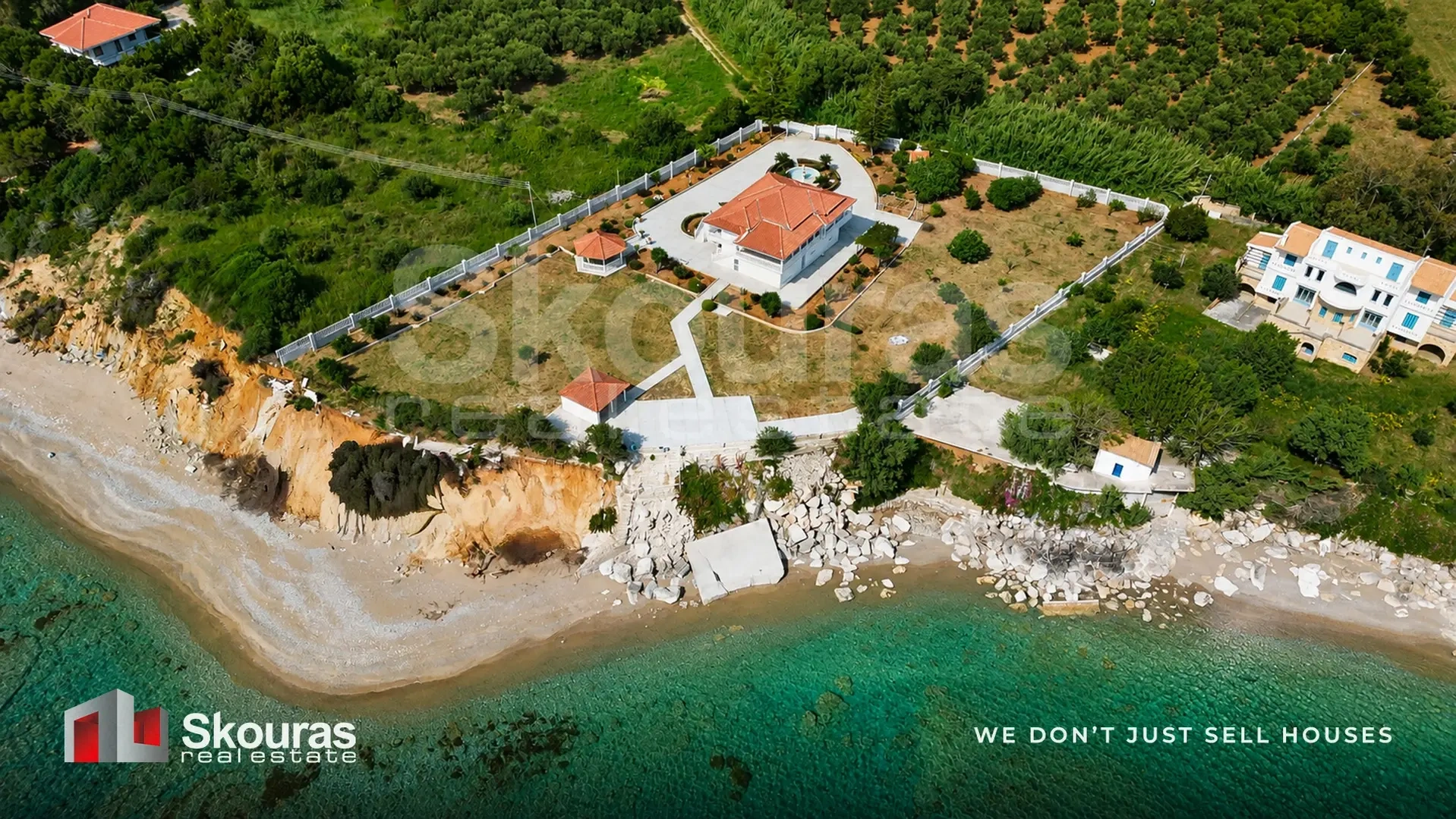 1 - venda casa frente ao mar gargaliánoi peloponeso grécia