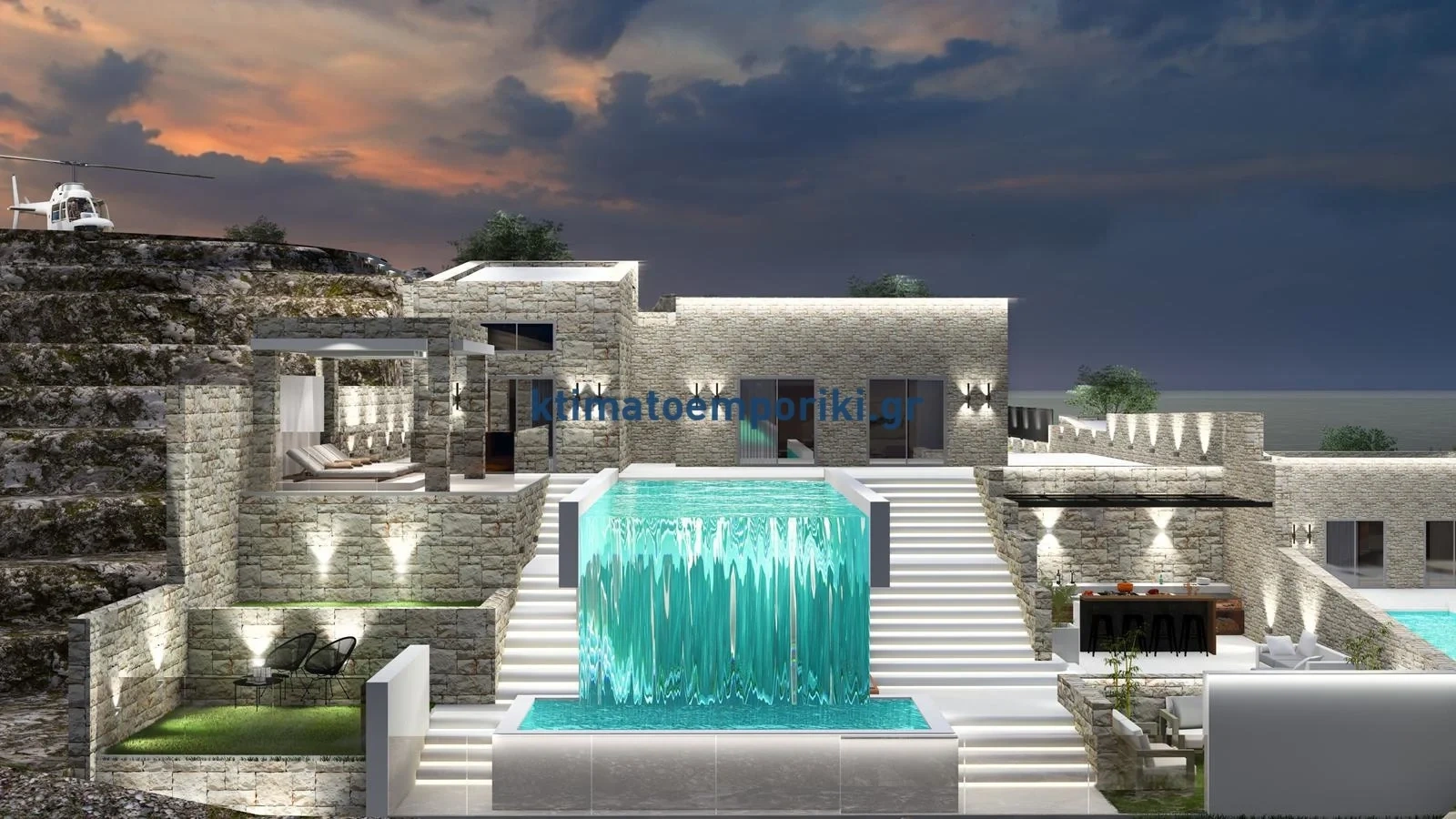 1 - vente maison vue mer fonés crète grèce