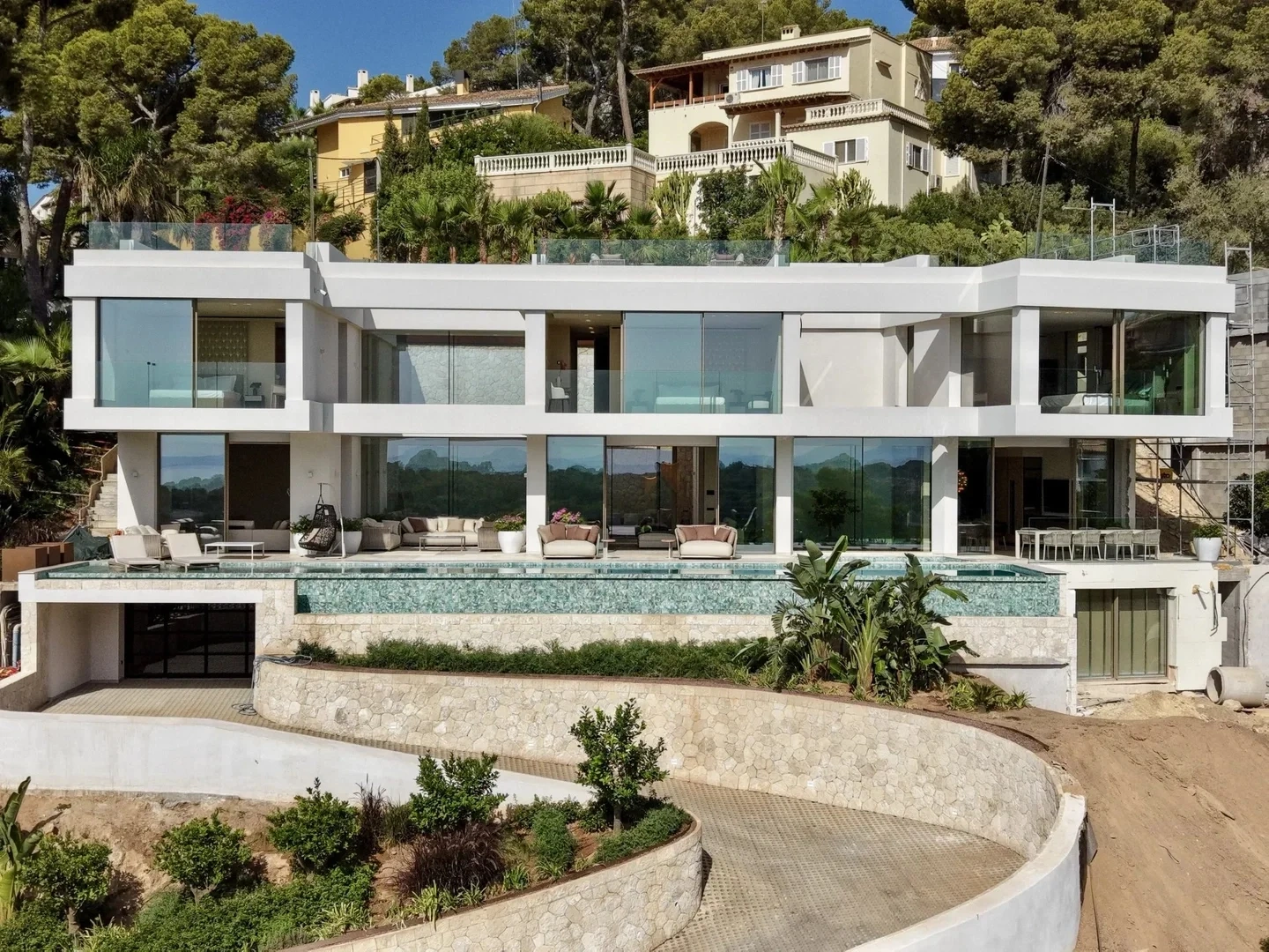 1 - sea view villa for sale in portals nous majorca - balearic islands spain
