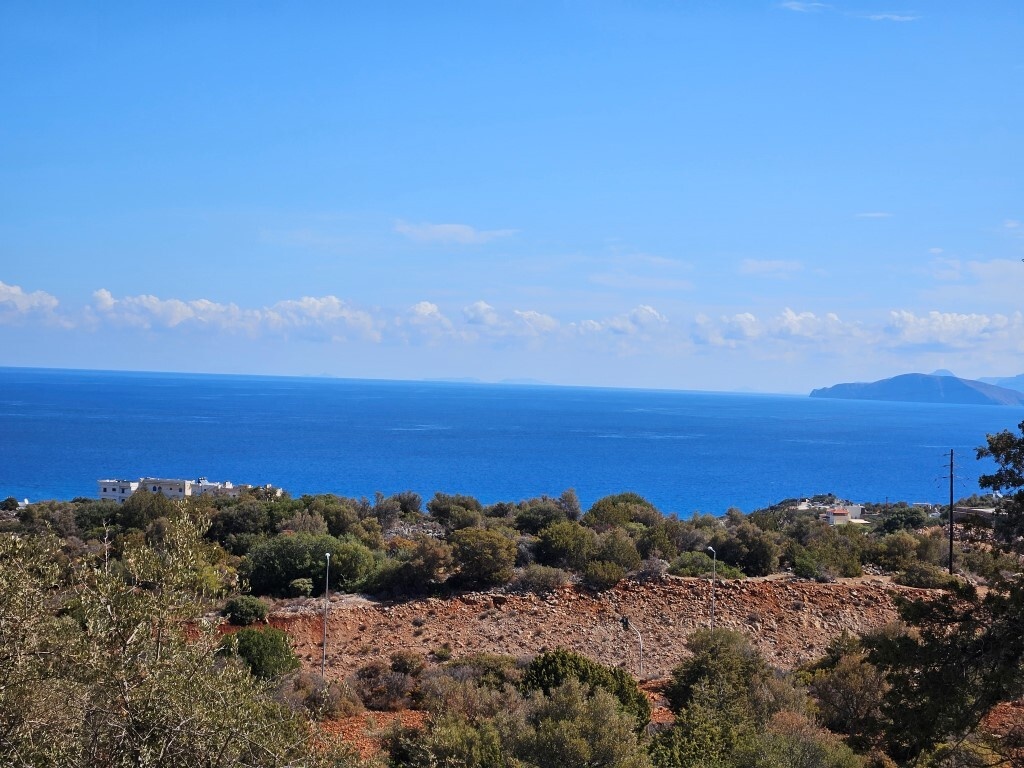 2 - sea view plot of land for sale in ammoudara crete greece
