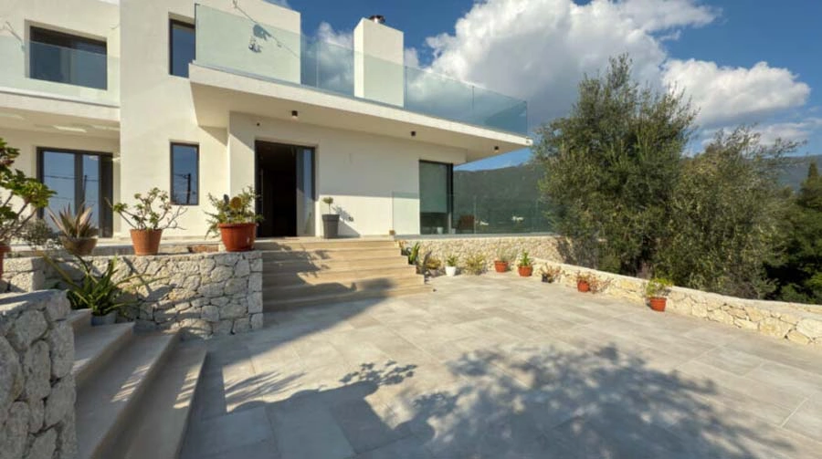 1 - vente villa pieds dans l'eau corfu îles ioniennes grèce