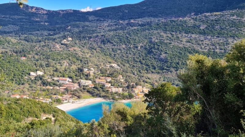 2 - verkoop terrein uitzicht op zee póros (lefkada) ionische eilanden griekenland