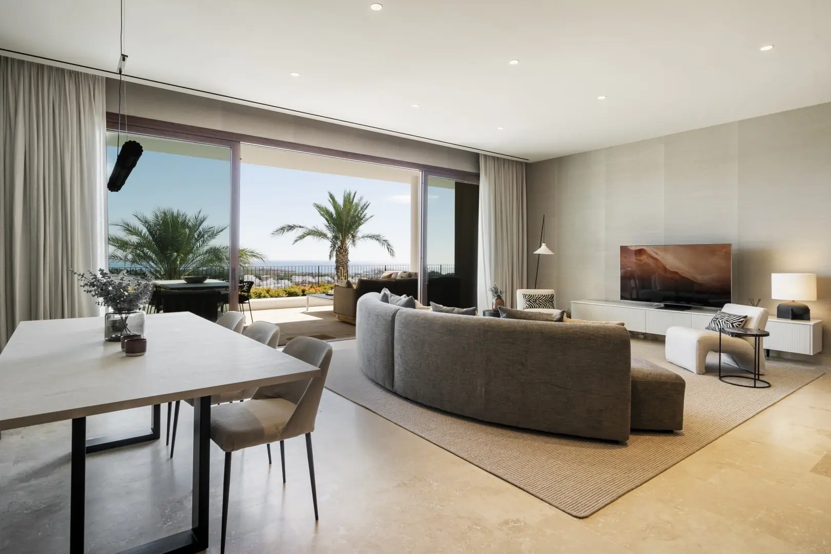 2 - продажа квартира вид моря casares - costa del sol андалусия испания