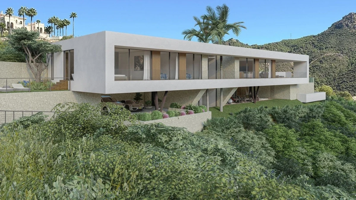 1 - verkauf villa meerblick benahavis - costa del sol andalusien spanien