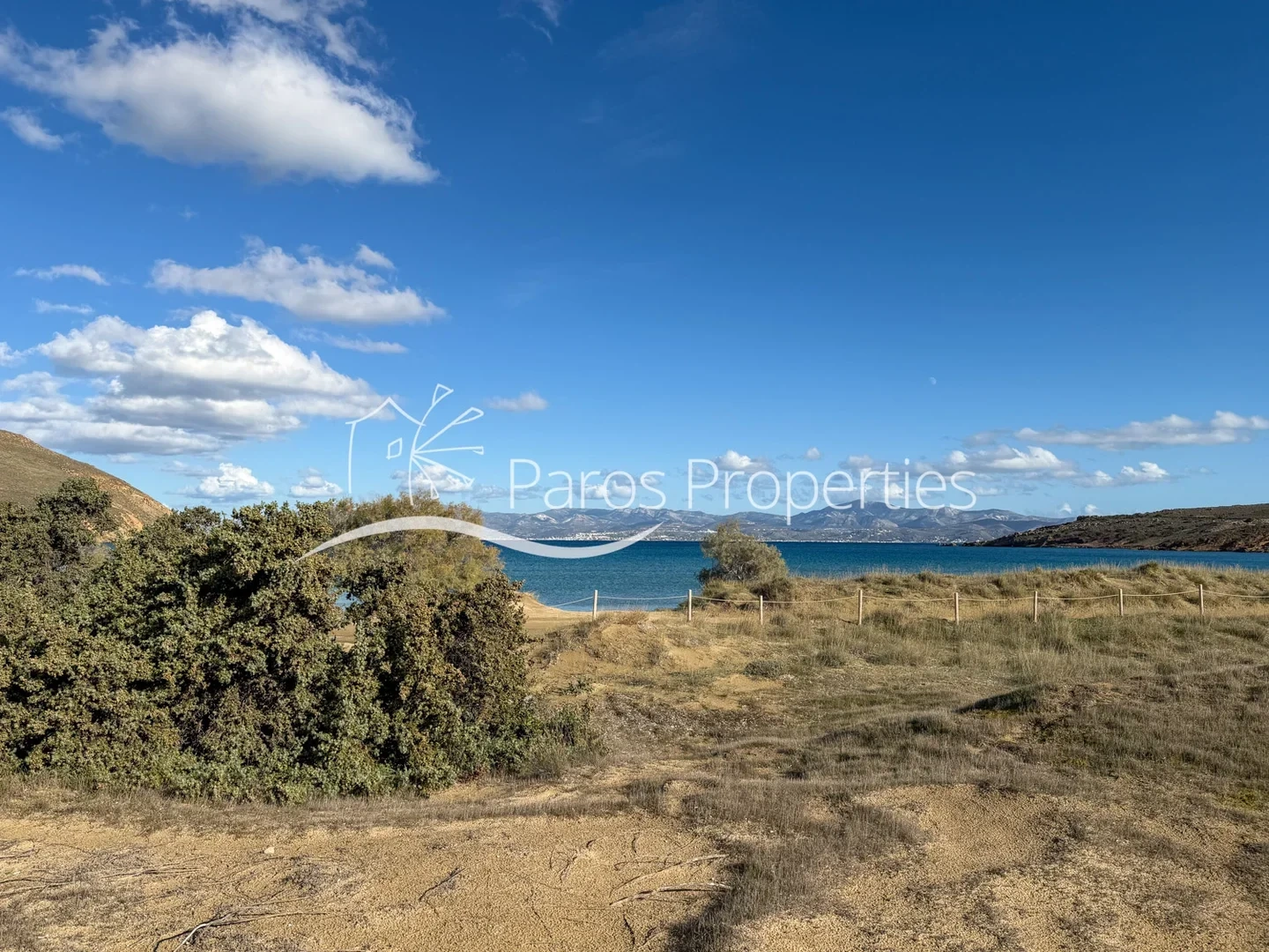 1 - waterfront plot of land for sale in paros - cyclades south aegean greece