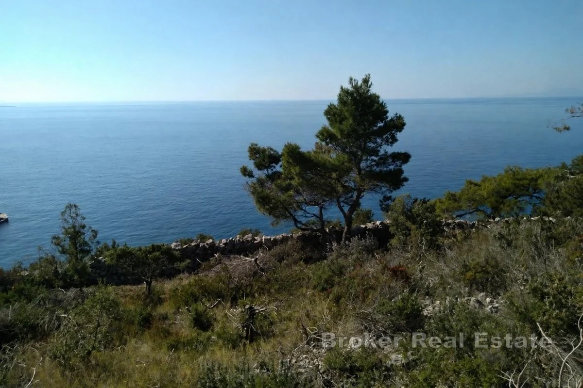 2 - vendita terreno vista mare hvar spalatino-dalmata croazia