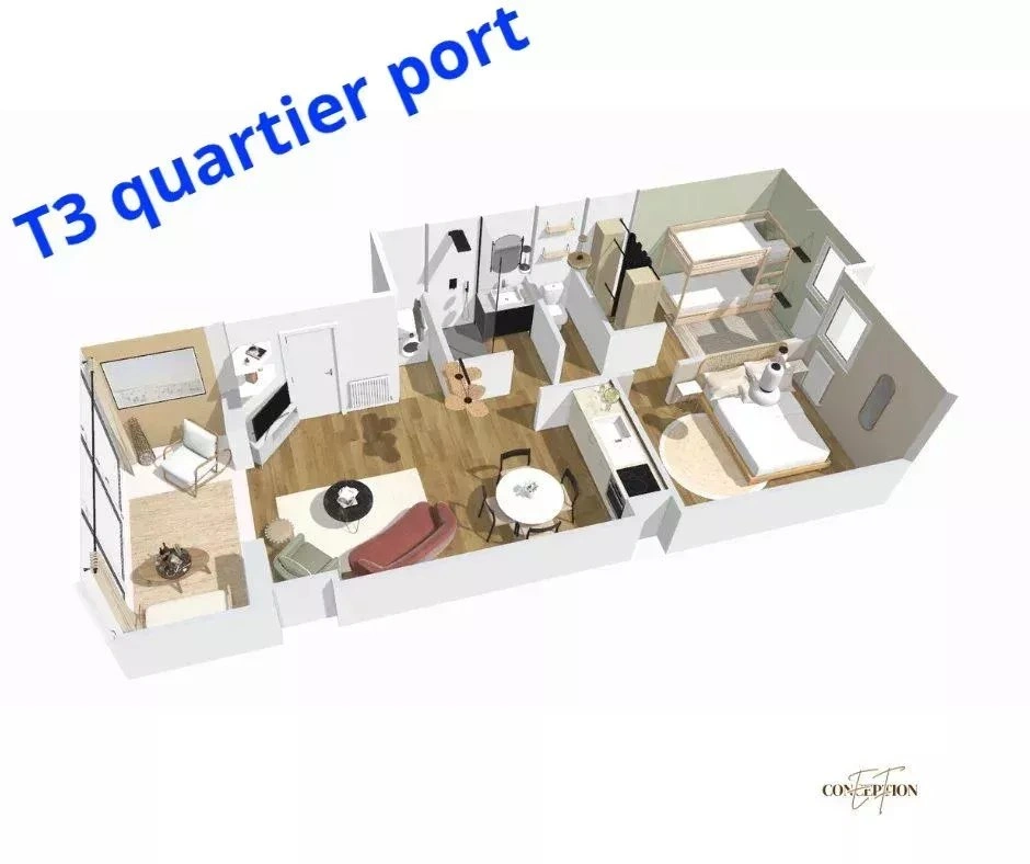 2 - venda apartamento a praia ao pé valras-plage herault frança