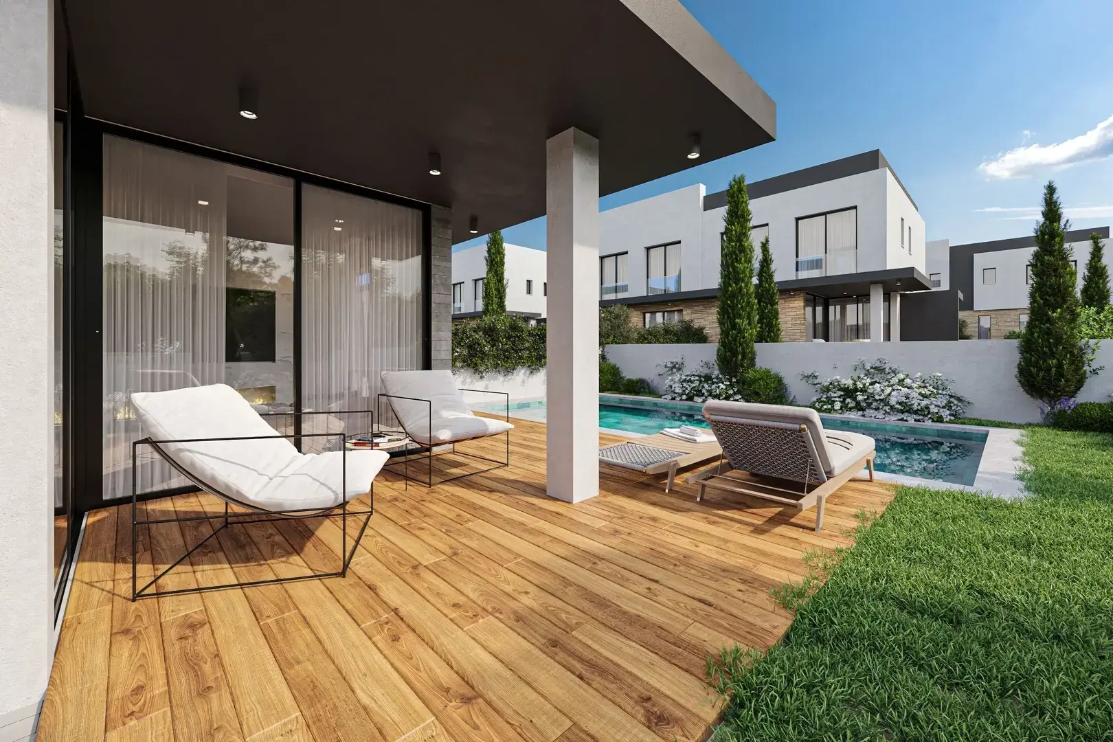 2 - vente maison plage à pied paphos paphos chypre
