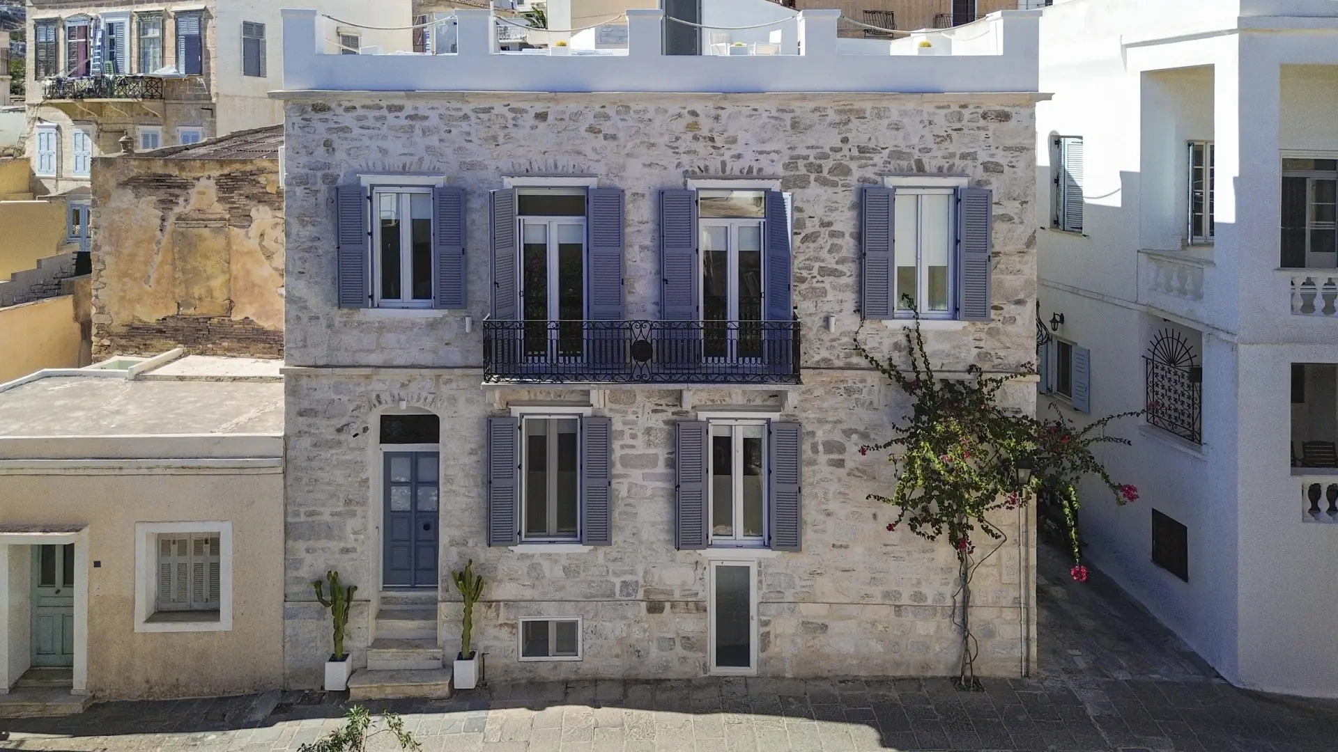 1 - vente maison vue mer ermoúpoli egée méridionale grèce